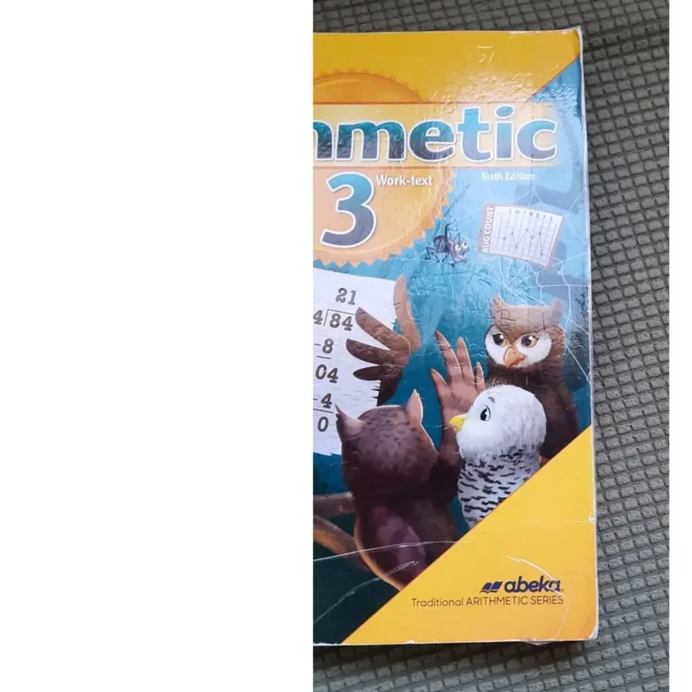 Abeka Math Arithmetic 3 Work Text Quiz Tests Speed Drills Answer Key Teacher Set